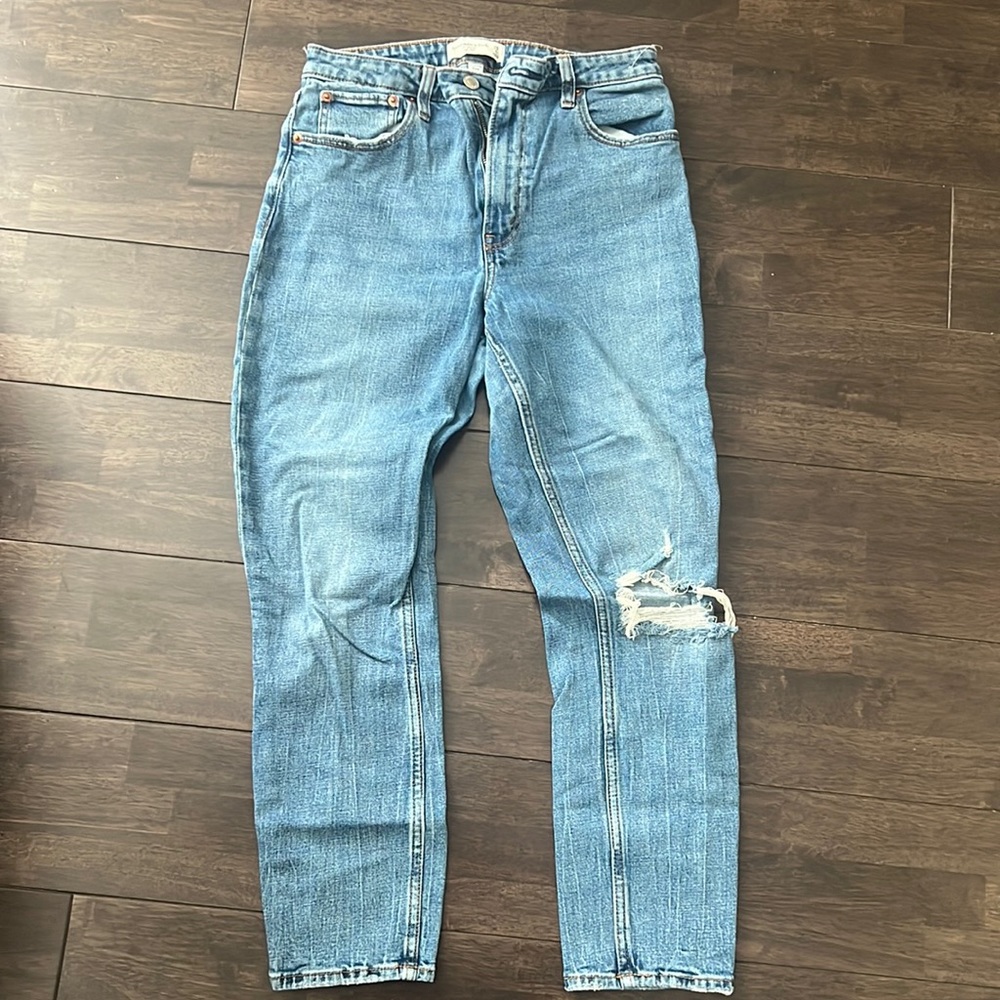 Abercrombie and Fitch the skinny high rise jeans Curve love size 28/6R